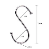 Results 24 pack esfun round s shaped hooks 4 inch hangers for kitchen bathroom bedroom closet rod and office