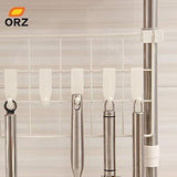 Storage gano zen kitchen adjustable shelf creative seasoning condiment pot holder cooking utensil hanger kitchen organizer storage rack