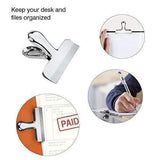 Online shopping chip clips 3 inches wide premium heavy duty thicker steel food bag clips all purpose air tight seal good grip on coffee bread tea bag kitchen home school and office usage 6 pcs set