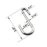 New 40 pack heavy duty s hooks stainless steel s shaped hooks hanging hangers for kitchenware spoons pans pots utensils clothes bags towers tools plants silver