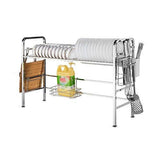 Heavy duty tlmy stainless steel dish rack sink drain rack kitchen racks shelf