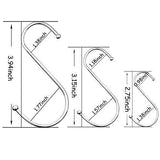 Discover the best 30 pack premium round kitchen s hooks heavy duty s hanging hooks hangers stainless