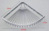 Discover beelee rustproof corner triangular bath shelf shower caddy wall mounted stainless steel basket dishrack for shampoo conditioner bathroom kitchen organizer