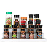 Buy homeries 3 tier spice rack 2 pack modern design waterproof and non skid shelf kitchen organizer for pantry cabinet or countertop use