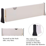 Home normei drawer dividers 11 17 expandable adjustable dresser drawer organizers divider for clothes silverware and utensils fit kitchen bedroom bookcase baby drawer with instructions 8 pack