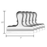 Discover 20pcs stainless steel clips lovestown 3 inches wide chip clips bag clips heavy duty clips for perfect for air tight seal grips on coffee food bread bags office kitchen home usage