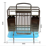 Budget friendly lpz stainless steel multi function knife holder knife holder with chopsticks cage plate rack kitchen storage rack lpzv
