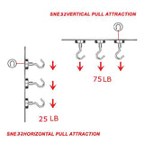 Cheap tlbtek 10 pack of 75 lbs neodymium magnetic hooks heavy duty powerful strong magnetic hooks for bathroom bedroom kitchen workplace office and garage