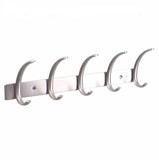 The best dreamsbaku wall mounted coat hooks rail robe towel racks 5 tri hooks for kitchen bedroom stainless steel