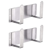 Best trycooling wall mounted stainless steel pot lid rack pan cover organizer holder kitchen cooking utensil tool pack of 2