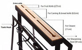 Top holymood kitchen houseware organizer knife block storage drying rack cutting board stand tools holder only