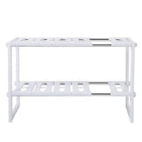 Purchase chx stainless steel retractable under sink storage shelf shelf kitchen rack cabinet storage rack pot rack dish rack chxsf