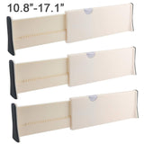 Storage organizer ogrmar 3pcs 10 8 17 1 expandable drawer dividers adjustable dresser drawer organizer separators for kitchen bedroom bathroom closet and office drawers