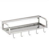 Shop stainless steel kitchen shelf seasoning shelves wall hanging spice holder multifunction kitchen and bathroom pendant size d