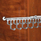 Rev-A-Shelf - CTR-12-CR - 12 in. Chrome Pull-Out Tie/Scarf Rack