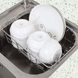 Budget lpz stainless steel sink drain dish rack retractable dish rack kitchen pool storage hanging dish rack sink rack lpzv