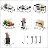 Storage langria dish drying rack over sink stainless steel drainer shelf professional 2 tier utensils holder display stand for kitchen counter organization fully customizable 37 4 inches width black