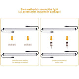 Buy sunwow motion sensor led under cabinet lighting kit 4pcs extendable under counter led light bar for gun box locker closet shelf reception desk kitchen show case lighting white