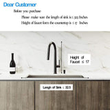 Heavy duty sink rack dish drainer for kitchen sink racks stainless steel over the sink shelf storage rack sink size 32 1 2 inch black 33 8x12 5x20 5inch