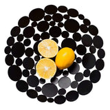 Amazon littlemu modern creative fruit basket bowl for kitchen counters luxury large metal iron table centerpiece stand for serving fruit snack and home decorative balls black