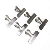 Save on huele 6pcs chip bag clips stainless steel heavy duty food bag clip for air tight seal grip on coffee food bags kitchen home office usage