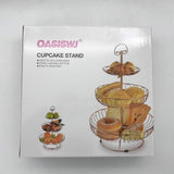 The best 3 tier metal wire fruit vegetable basket tower decorative fruit basket countertop stand kitchen counter produce organizer with top handle bronze pink