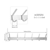 Shop ulifestar premium hook racks for hats coats towels keys heavy duty wall mounted stainless steel hanging hooks for bathroom kitchen closet storage and organization style b