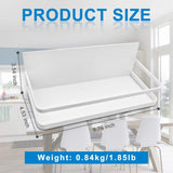 Storage spice rack monoled spice rack organizer magnetic single tier fridge spice rack shelves organizer space saving storage rack for refrigerator kitchen cabinet cupboard pantry door seasonings white