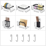 Save langria dish drying rack over sink stainless steel drainer shelf professional 2 tier utensils holder display stand for kitchen counter organization fully customizable 25 6 inches width black