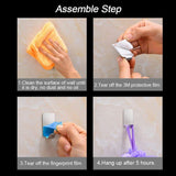 Storage adhesive hooks heavy duty wall hooks stainless steel waterproof hanger for kitchen bathroom bags towel coat keys robe home offices8 small 8 big 1