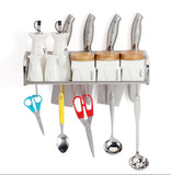 Selection stainless steel kitchen shelf seasoning shelves wall hanging spice holder multifunction kitchen and bathroom pendant size d