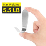 Online shopping self adhesive wall hooks 304 stainless steel key hooks heavy duty sticky coat hooks for towel robe hat 12 pack no drill no damage nailless waterproof metal hook for bathroom shower kitchen toilet