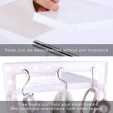 Heavy duty kelixu under sink organizer under cabinet storage 2 tier adjustable kitchen sink organizer with stainless steel pipes and 10 removable panels multifunctional storage rack for kitchen white