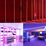 Select nice mingopro led strip lights 32 8ft 10m 300 leds smd5050 rgb strip lights ip65 waterproof flexible strip lighting for home kitchen tv desk table dining room bed room