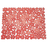 Discover the mdesign decorative kitchen plastic sink protector set quick draining protect surfaces and dishes modern floral design includes 1 saddle 2 large mats set of 3 red