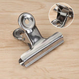 Save on chip clips bag clips food clips heavy duty stainless steel clips for bag food bag sealing clips all purpose air tight seal clip cubicle hooks for office school kitchen 18 pack 3 2 5 2