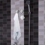 Get jinruche suction cup hooks strong stainless steel hooks for kitchen bathroom towel robe shower bath coat removable hooks for flat smooth wall surface never rust stainless steel 2 pack