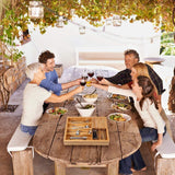 Cheap utensil drawer organizer bamboo flatware organizer expandable kitchen silverware organizer cutlery tray with 2 removable knife blocks 8 compartments kitchen tray for utensil cutlery flatware silver