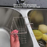 Try aceen kitchen sink sponge holder 304 stainless steel sink caddy organizer liquid drainer storage basket for sponge soap brush dishwashing accessories