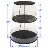 Amazon kitchen organizer that spins for easy access only 12 of counter space all your used daily items at your fingertips bonus clear sides keep it in proudly made in the usa