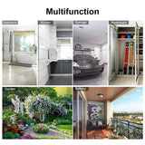 Amazon veeca skidproof mop and broom holder garden tool organizer with 5 position and 6 hooks wall mounted garage hanger for kitchen garage garden warehouse