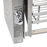 Try kitchen pull down 2 tier wire shelf shelves steel wall unit storage organizer system cabinet for 800mm width cupboards