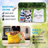 Discover the best chip clips chip clips for bags all purpose air tight seal good grip clips cubicle hooks for office school home kitchen 20 pack 6cm