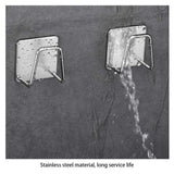 Amazon best adhesive sponge holder sink caddy dish organizer for kitchen bath self adhesive sink storage organizer caddy small holder for sponges soap sus304 stainless steel waterproof sink sponge holder 4 pack