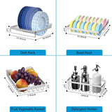 Order now over the sink dish drying rack dish drainer for kitchen sink stainless steel over the sink shelf storage rack sink length 32 5 inch