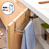 Organize with paper towel holder aiduy hanging paper towel holder under cabinet paper towel rack hanger over the door kitchen roll holder stainless steel