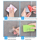 Amazon adhesive sink sponge holder sponge holder for kitchen sink stainless steel adhesive sponge holder sink caddy in bathroom washroom kitchen for holding sponges soaps scrubbers dishcloth