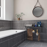 Latest kaluo 3 tier hanging wall mount pot rack kitchen storage shelf with 10 hooks for kitchen cookware utensils pans household items