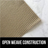 Kitchen gorilla grip original drawer and shelf liner non adhesive size 20 inch x 20 ft durable and strong grip liners for drawers shelves cabinets storage kitchen and desks quatrefoil gray white