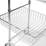 Kitchen seville classics stainless steel nsf certified professional kitchen work table cart 24 w x 20 d x 36 h